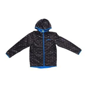 Vintage Adidas NEO Japan Mesh Lined Polka Dot Hooded Windbreaker Black M